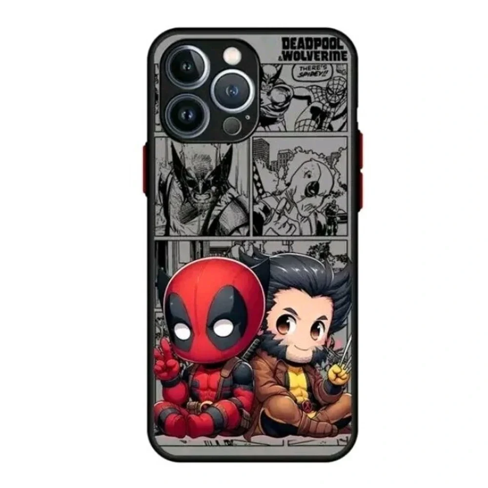 Marvel Comic‎ Deadpool Wolverine iPhone 16 Pro Max Soft Case Brand New